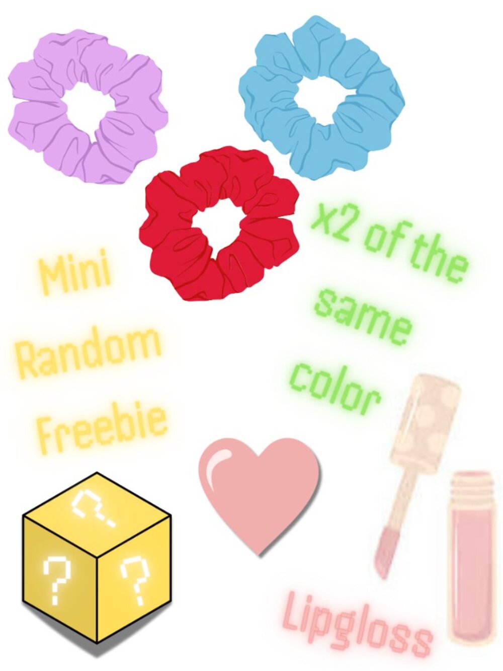 Scrunchie Lippie Set